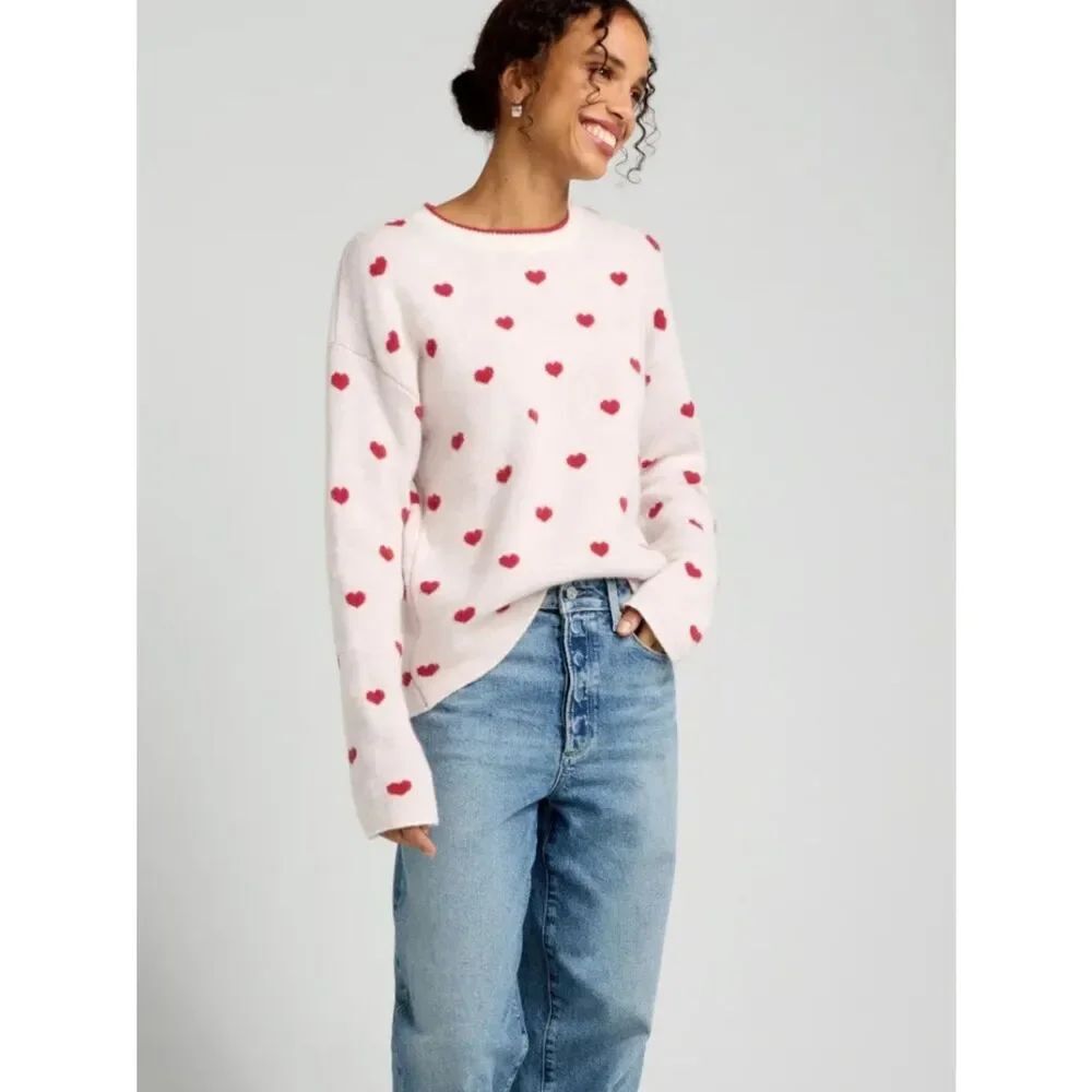 Splendid Lolly Heart Sweater Women’s XS